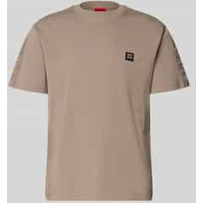 relaxed fit T-shirt van puur katoen model 'DROSTEE'