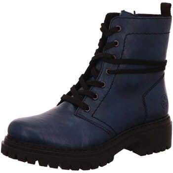 Rieker dames veterboot - Petrol - Maat 37