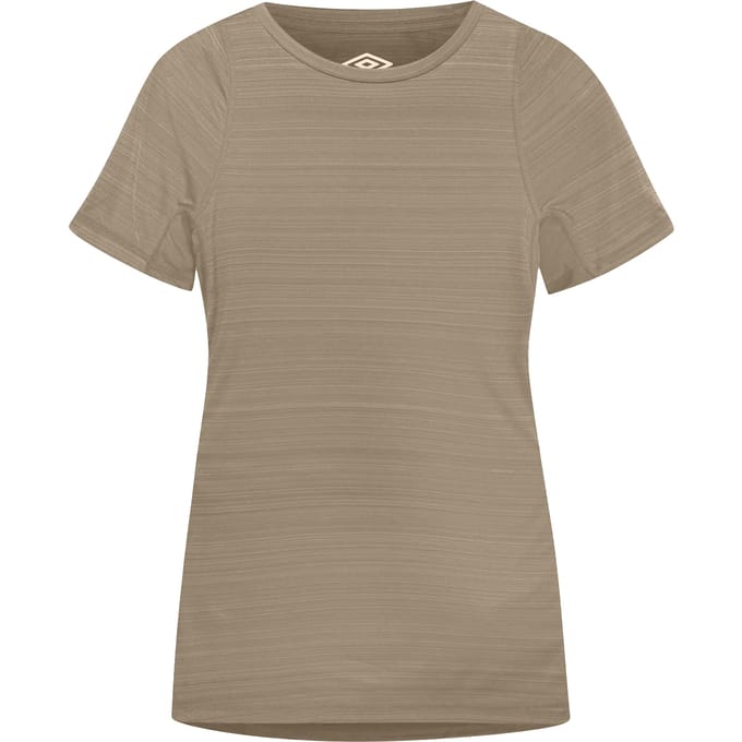 Umbro Dames/Dames Pro Marl Polyester Training T-shirt (Maansteen Marl)