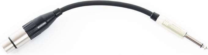 MUSIC STORE Adapterkabel jack | XLR 0,2 m XLR F -> jack male unsym. - Kabel