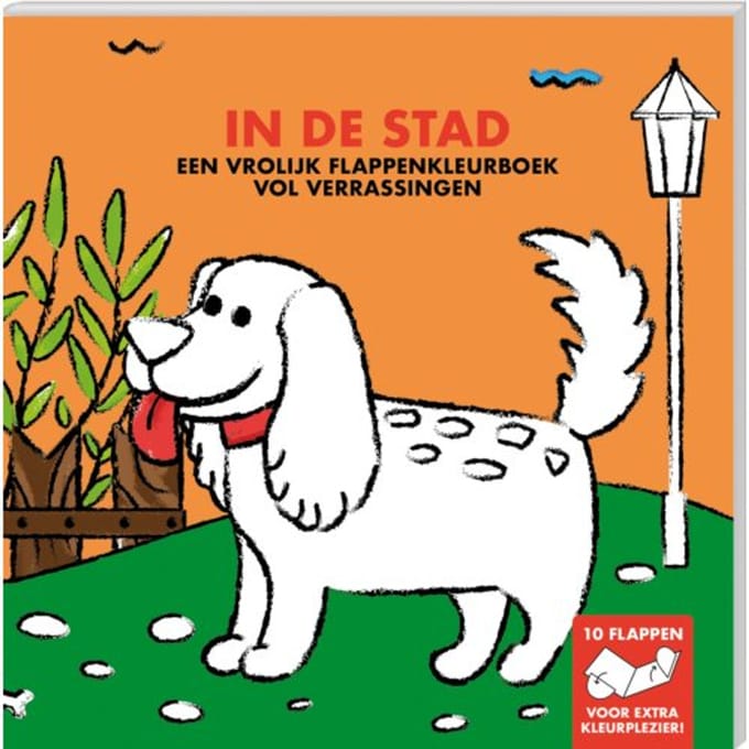 Flappenkleurboek - In De Stad - Interstat