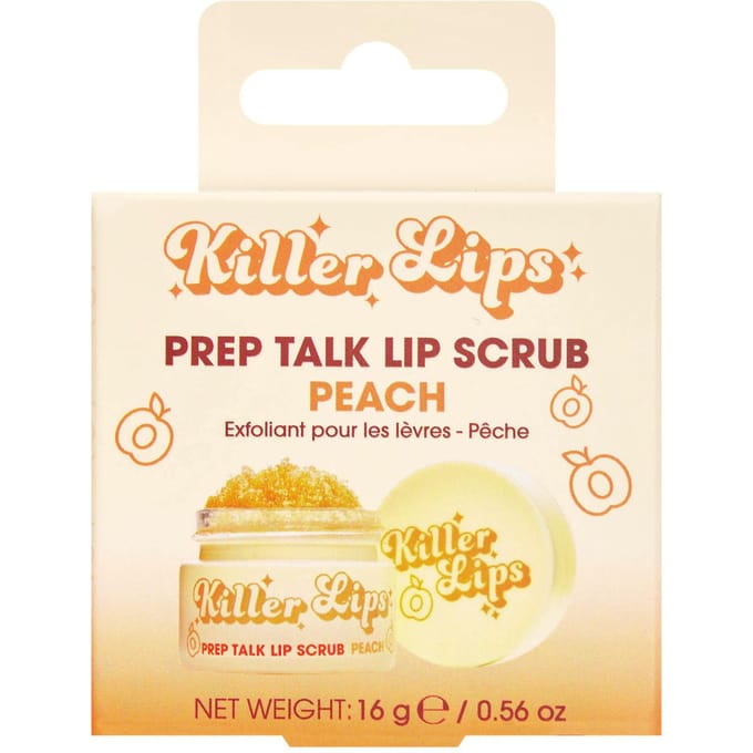 Killer Lips Prep Talk Lip Scrub Peach 16 g