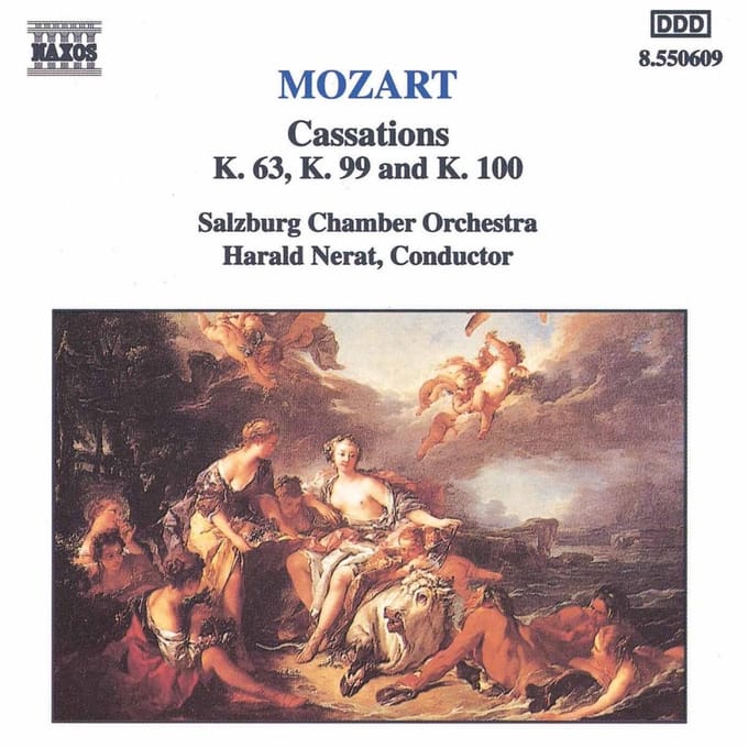 Salzburg Chamber Orchestra, Harald Nerat - Mozart: Cassations (CD)