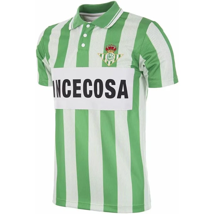 COPA - Real Betis 1993/94 Retro Voetbalshirt - Heren - Groen - Wit - S
