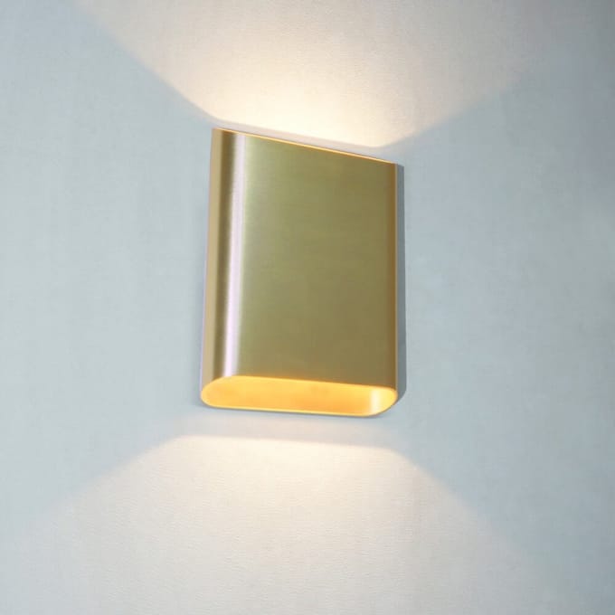 Wandlamp Diaz L - Warm Goud