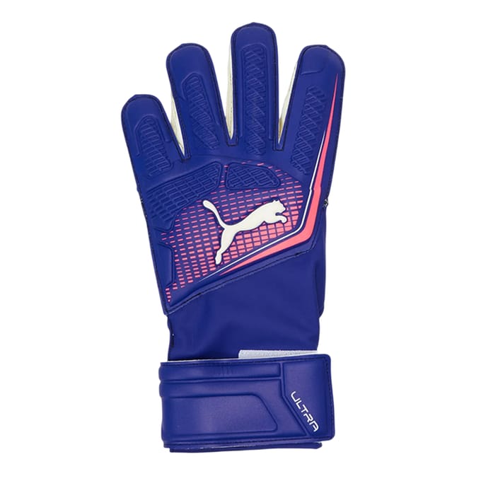 Puma Heren Ultra Match Protect Logo Doelman Handschoenen (Paars/Wit)
