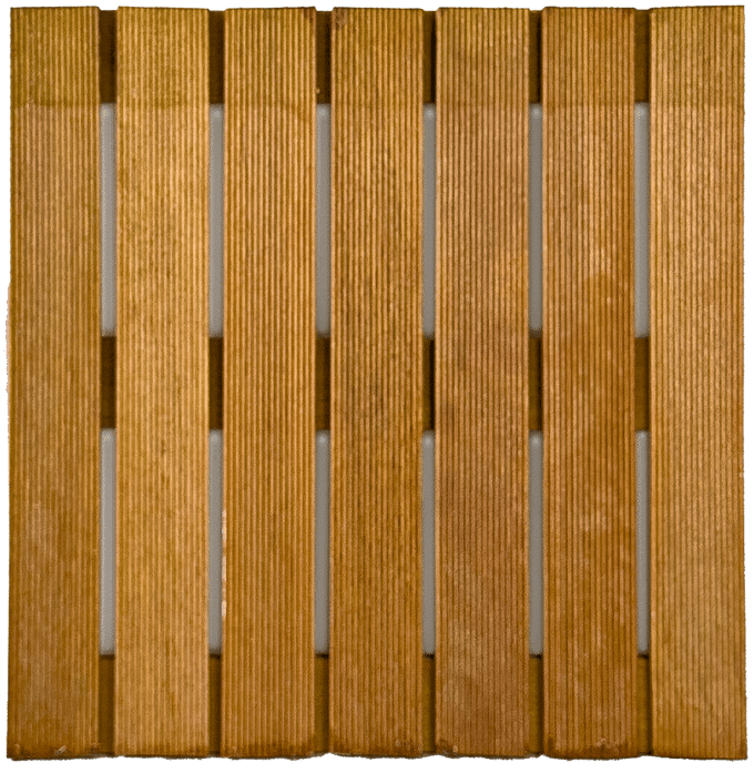 Intergard Vlondertegels 50x50cm hardhout Bangkirai