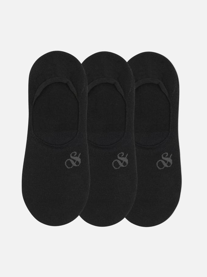 Scotch & Soda Non Terry Liner Sneakersokken 3-pack - Heren