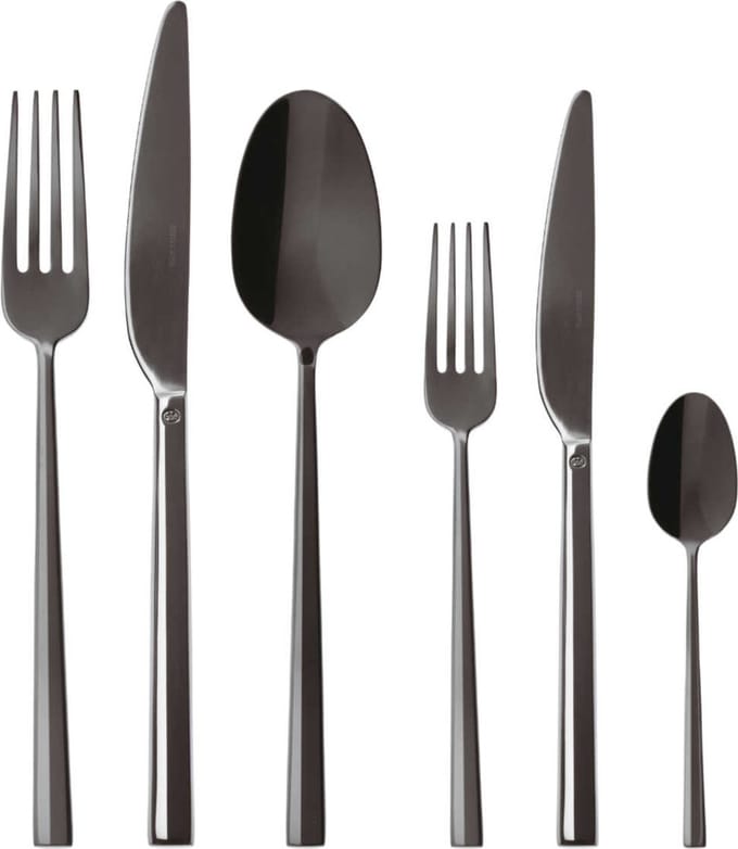 Sambonet Bestekset Rock - Zwart - 36 delig / 6 personen