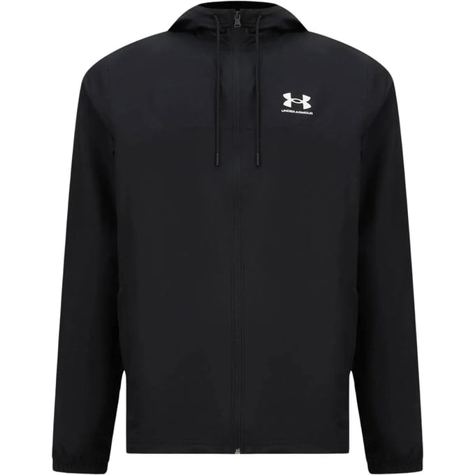 Under Armour UA Rival Wvn Windbreaker-BLK Heren Sportjas - Zwart - Wit