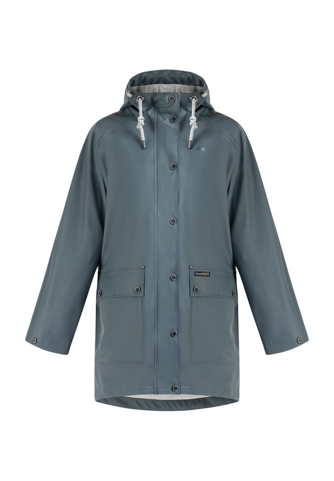 Schmuddelwedda Oversized mackintosh bridgeport Dames Blauwgrijs-271
