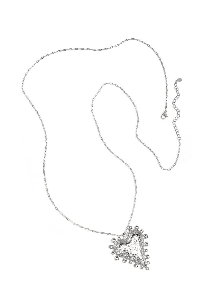 Ketting met statementhart - Goudkleur
