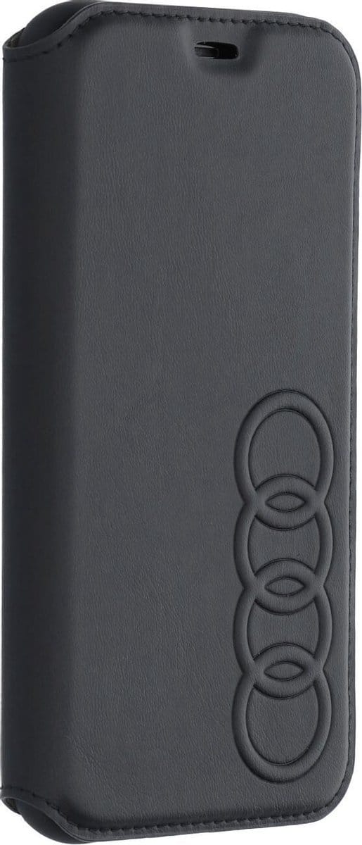 iPhone XR Bookcase hoesje - Audi - Effen Zwart - Kunstleer