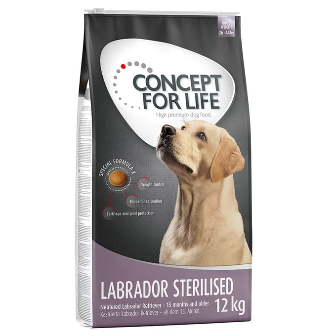12kg Labrador Sterilised Concept for Life Hondenvoer