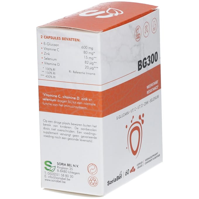 Soria Bg300 Weerstand 60 Capsules