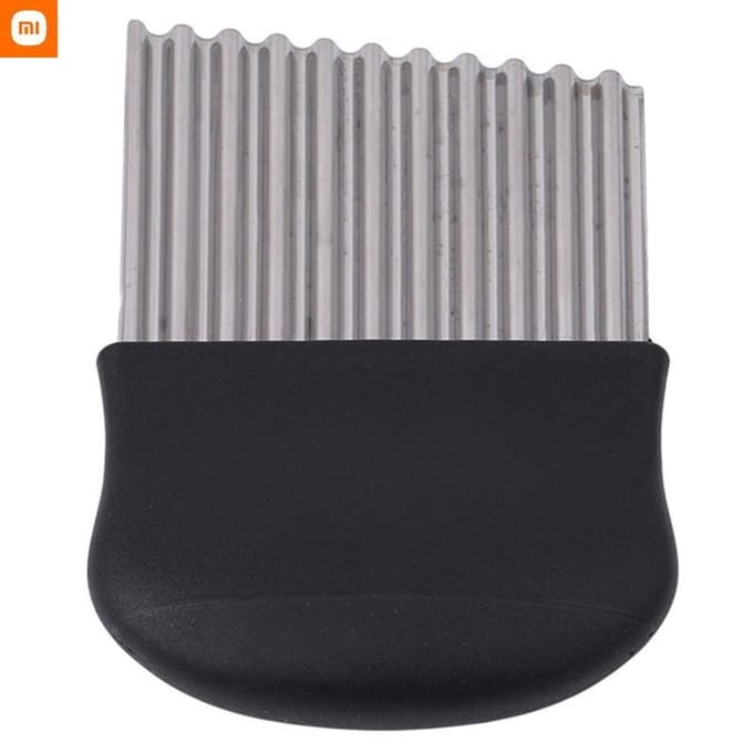 Keuken RVS Wave Aardappel Snijmachine Ui Wortel Chips Cutter Tool Home Keuken Groente Chopper gray