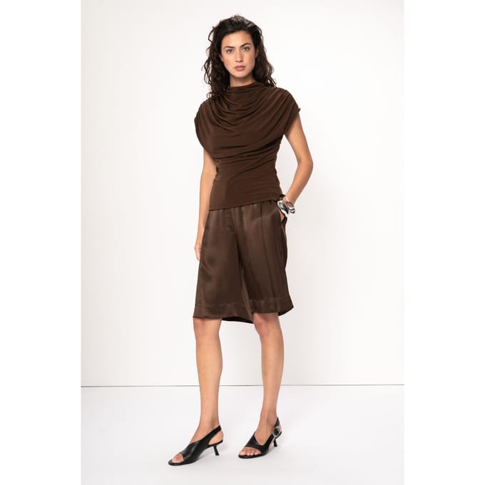 VIVEH Lux Skirt Walnut Taglia: 36 | Minigonne Outlet | Donna | Marrone