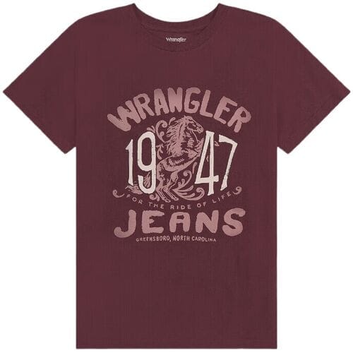 Lee Wrangler grafische T-shirt Dahlia, M XS