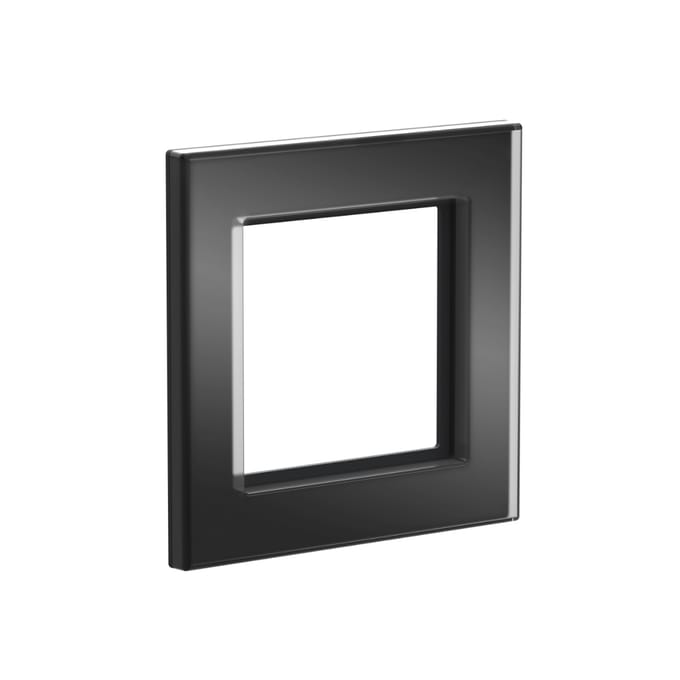 Homematic IP Glas - Afdekraam - Enkelvoudig - Zwart