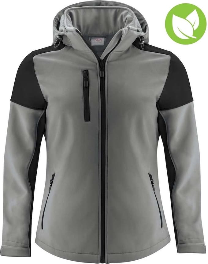 Printer PRIME PADDED SOFTSHELL PRIME LADY 2261072 - Staalgrijs/Zwart - M