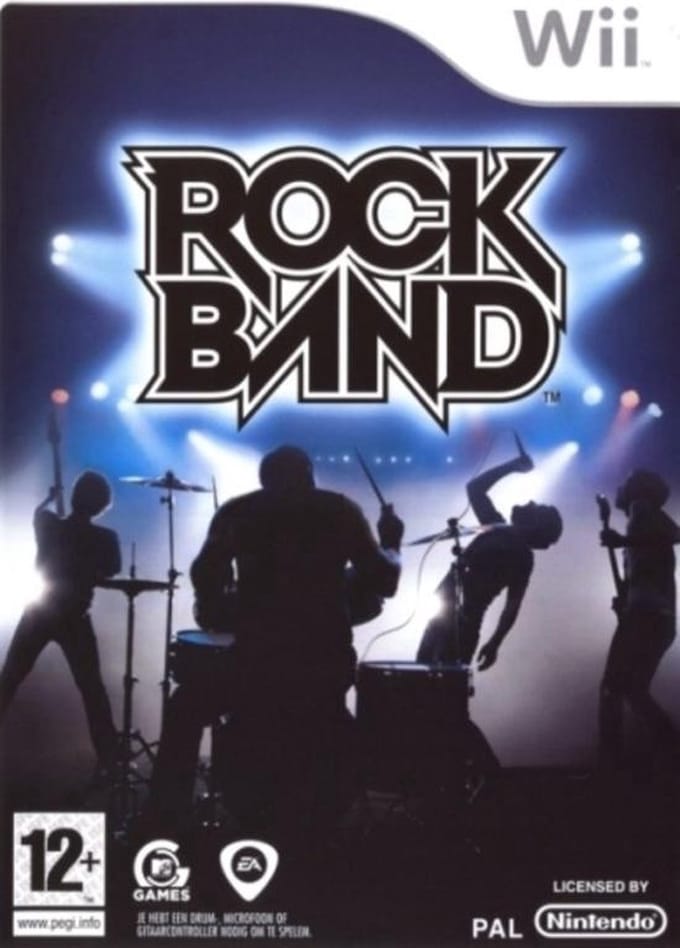 Rock Band Wii (ATTENTION LE JEU EST FRANÇAIS)