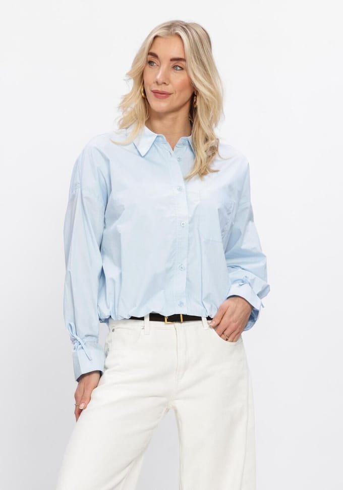 AAIKO Mikkie Co 538 Dames - Jurken - Lichtblauw - Maat XL