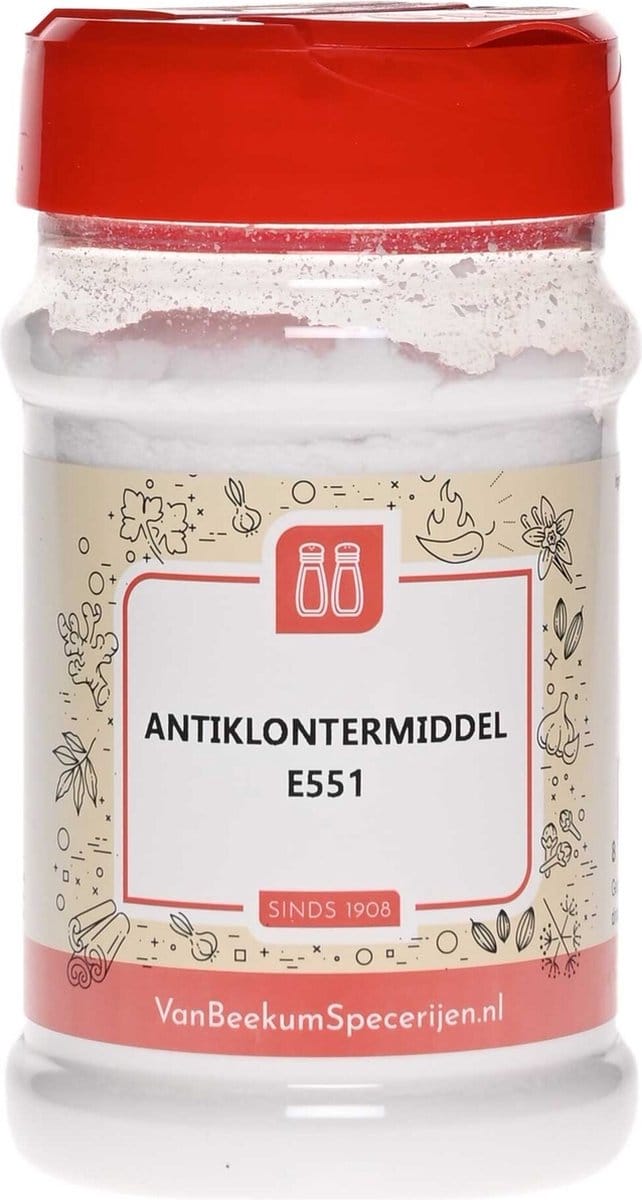 Van Beekum Specerijen - Antiklontermiddel E551 - Strooibus 25 Gram