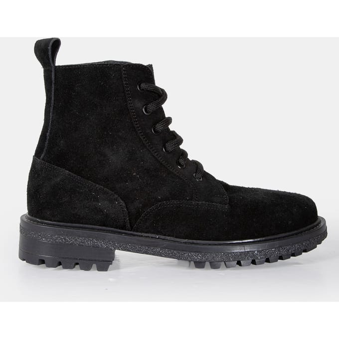Dechase Guzo Black Suede Maat: 46 | Laarzen Outlet | Dames | Zwart