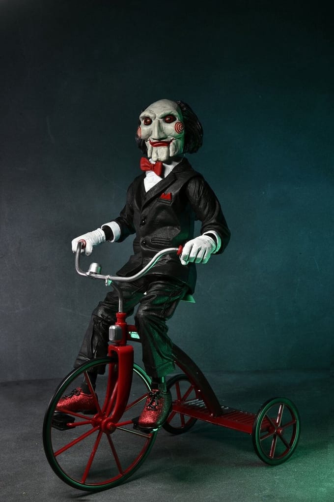 Saw: Billy the Puppet on Tricycle with Sound 12 inch Action Figure