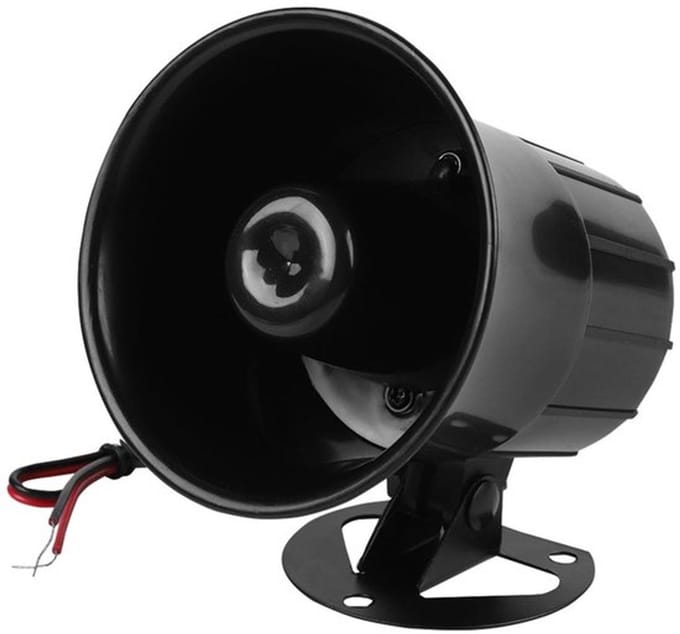 Dailygoody - Wired Alarm Siren Horn Speaker 110dB - Buitenbeveiliging