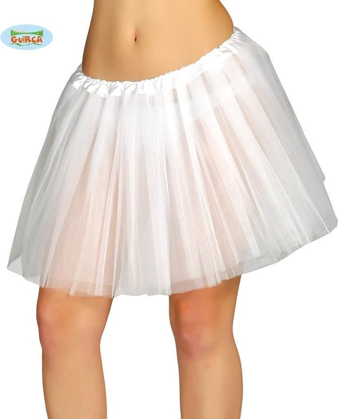 Fiestas Guirca - Tutu wit - Carnavalskleding - Carnaval - carnavalskleding 2027 - Carnaval kostuum