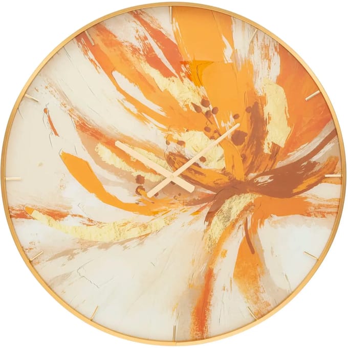 Analoge wandklok Mauro Ferretti Glass Toply