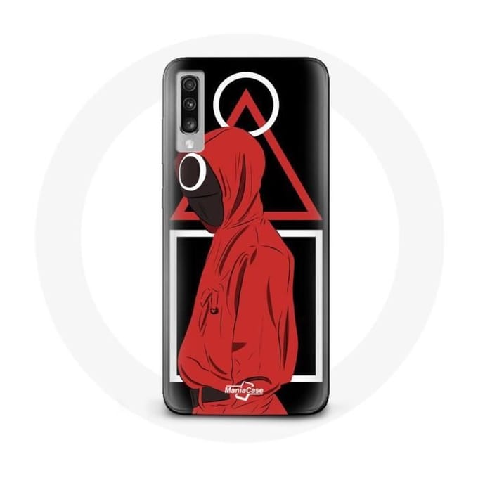 Coque - Squid Game - Samsung Galaxy A70 - Souple - Noir - Protection noir