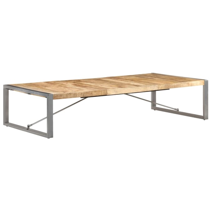 vidaXL - Salontafel - 180x90x40 - cm - ruw - mangohout