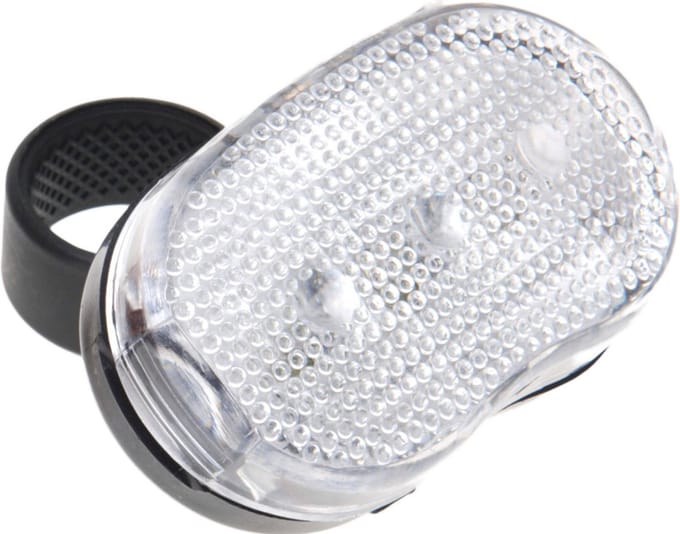XQMax Fietsverlichting - voorlicht/koplamp - wit - LED - op batterijen
