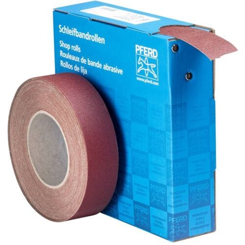 PFERD TOOLS 45016412 Schuurpapierrol Korrelgrootte (num) 120 (l x b) 25 m x 38 mm 25 m