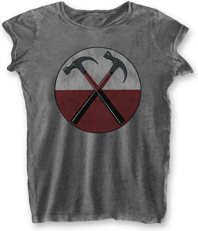 Pink Floyd - The Wall Hammers Dames T-shirt - 2XL - Grijs