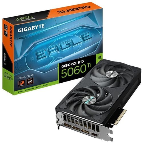GIGABYTE GeForce RTX 5060 Ti EAGLE OC - 8GB GDDR7 RAM - Grafische kaarten