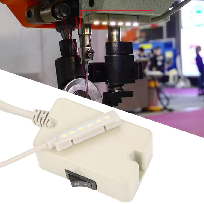 0.5W Accessoire Machine à Coudre LED Lampe de Travail Base Magnétique Lampe de Table white