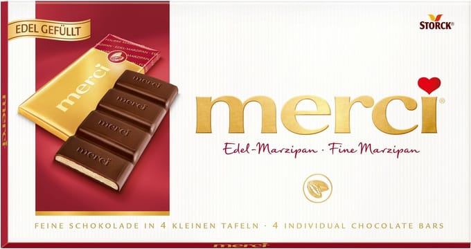 Merci - Fijne marsepein - 15x 112g