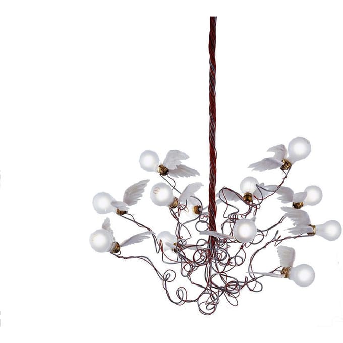 Ingo Maurer Birdie led Hanglamp - transparant