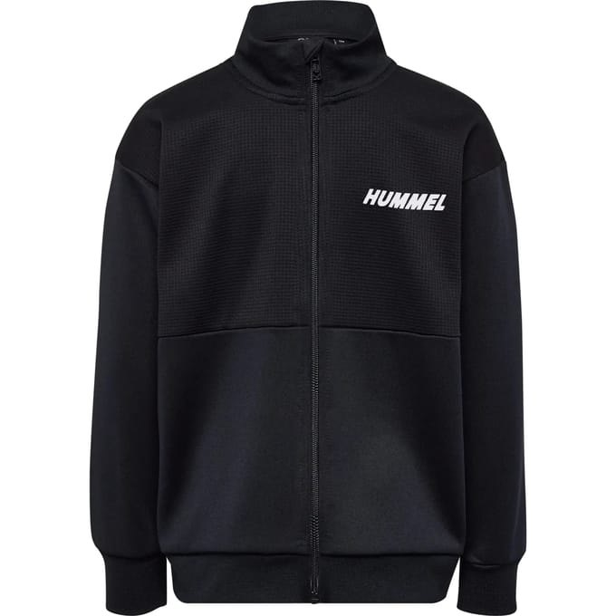 Hummel Kinder Trainingsjacke Odin Zip Jacket 225484 Black/Asphalt-176
