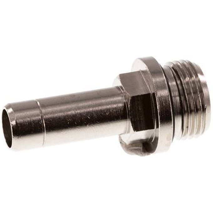 10mm x G3/8'' insteekfitting Messing Buitendraad NBR [2 Stuks]