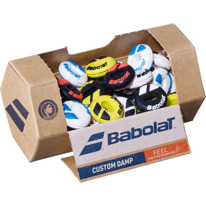 Babolat Custom Damp Demper Box 48 Stuks-Veelkleurig