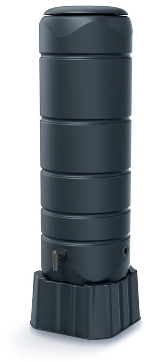 Prosperplast - Regenton Vuelta - 110 liter + voet - Antraciet
