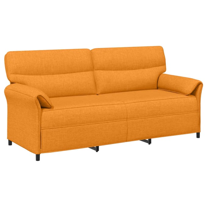 vidaXL - Bank - 100% - polyester - metalen - frame - MDF, - Multiplex