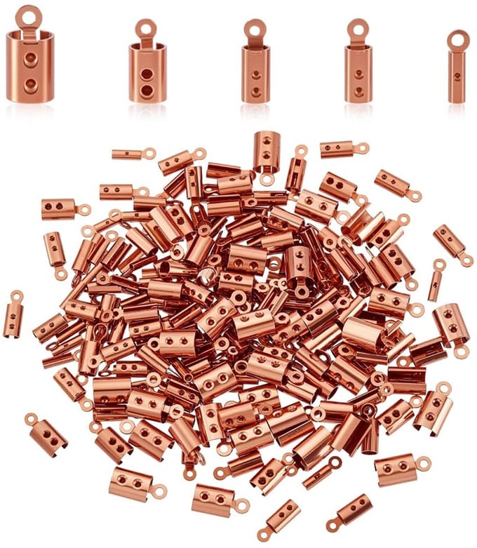 Dailygoods- Sieraden Crimp Uiteinden - 200 Stuks - Roestvrij Staal
