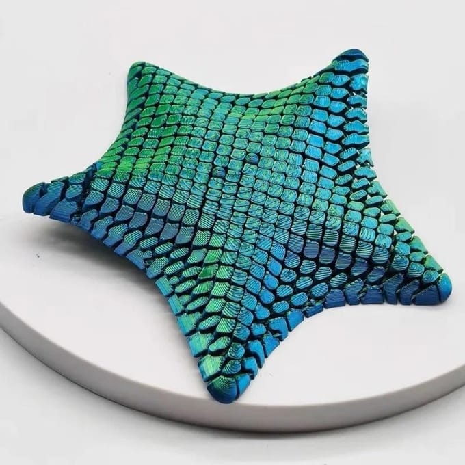 3D Geprinte Squishy Zeester Flexibat Fidget Bureau Speelgoed - Leuke Zeester Bureau Decoratie, Unieke Bureau Decoratie Flexibele Zeester Cadeau