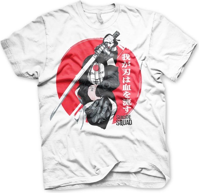 DC Comics Suicide Squad Heren Tshirt -M- Katana Wit