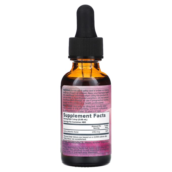 Iode colloïdal initial, 30 ml (1 once liquide) black